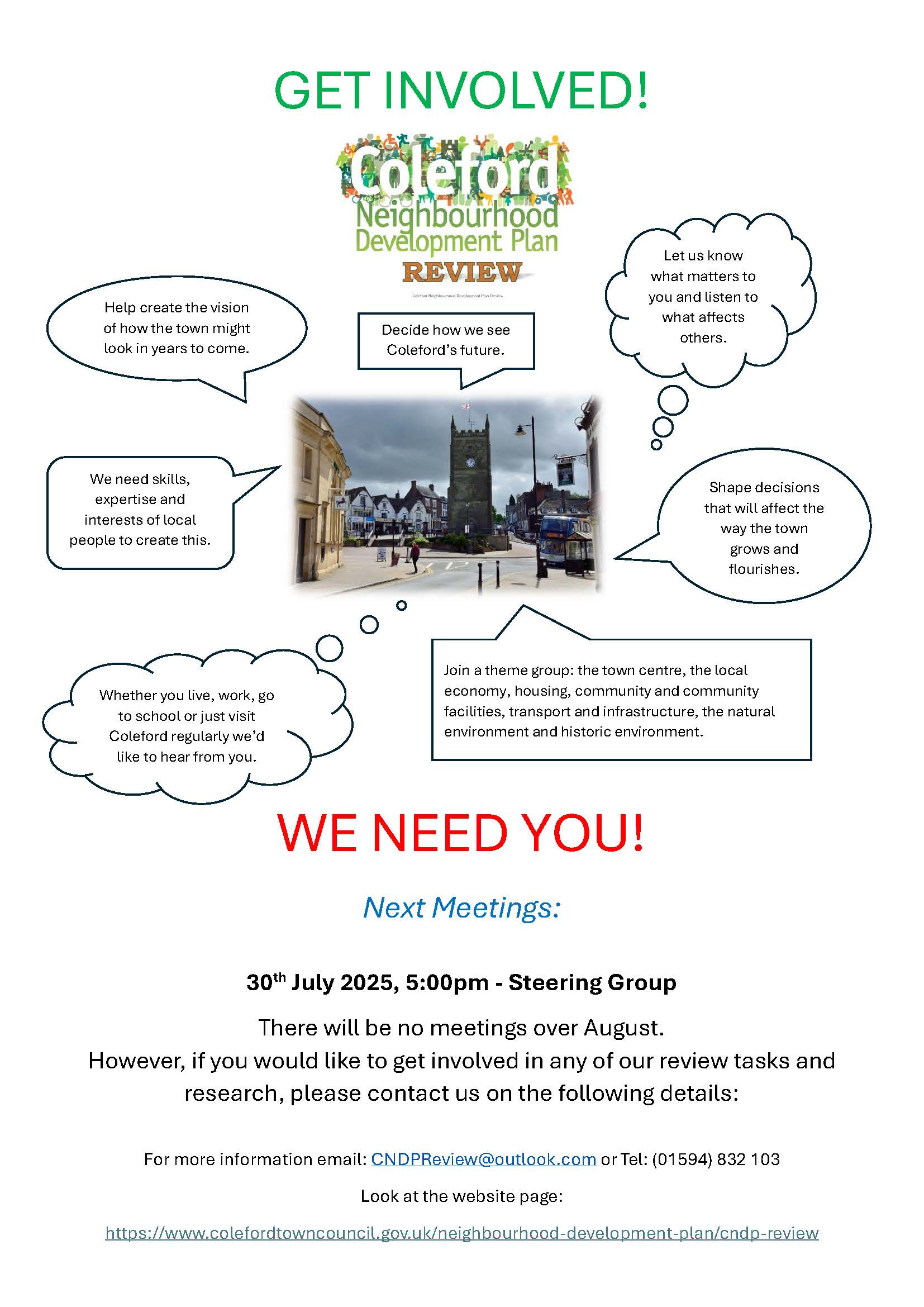 Neighbourhood Development Plan Theme Group Meetings
